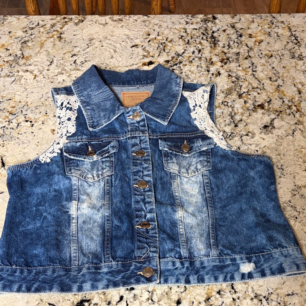 Denim vest